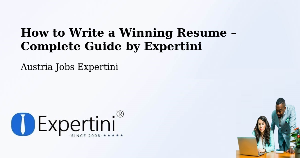 Resume Writing Guide for Job Seekers – Ritzing - Ritzing, Austria Jobs Expertini